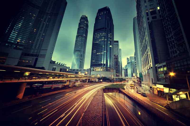 Hong Kong City Skyline - Republic of China